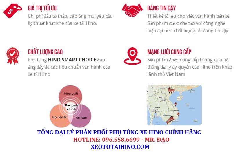 PHỤ TÙNG XE TẢI HINO